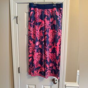 Lilly Pulitzer Blue and Pink Tropical Pants